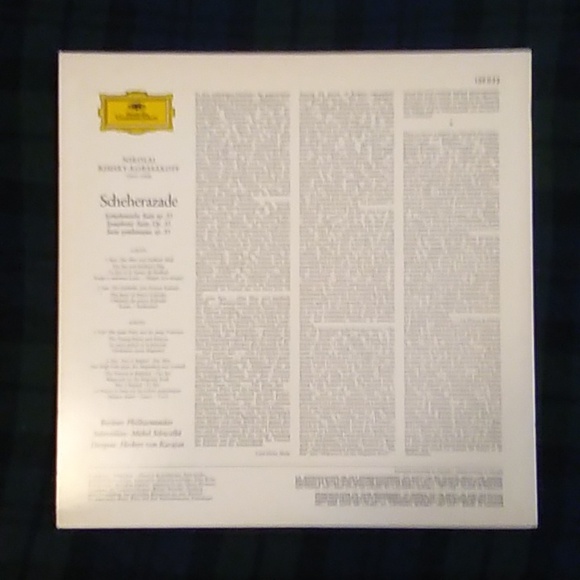 Rimsky-Korsakov / Karajan - Scheherazade/ Vintage Vinyl Deutsche Grammophon - Picture 2 of 3